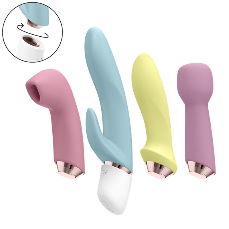 SATISFYER - MARVELOUS FOUR VIBRATOR AIR PULSE SET - Imagen 3