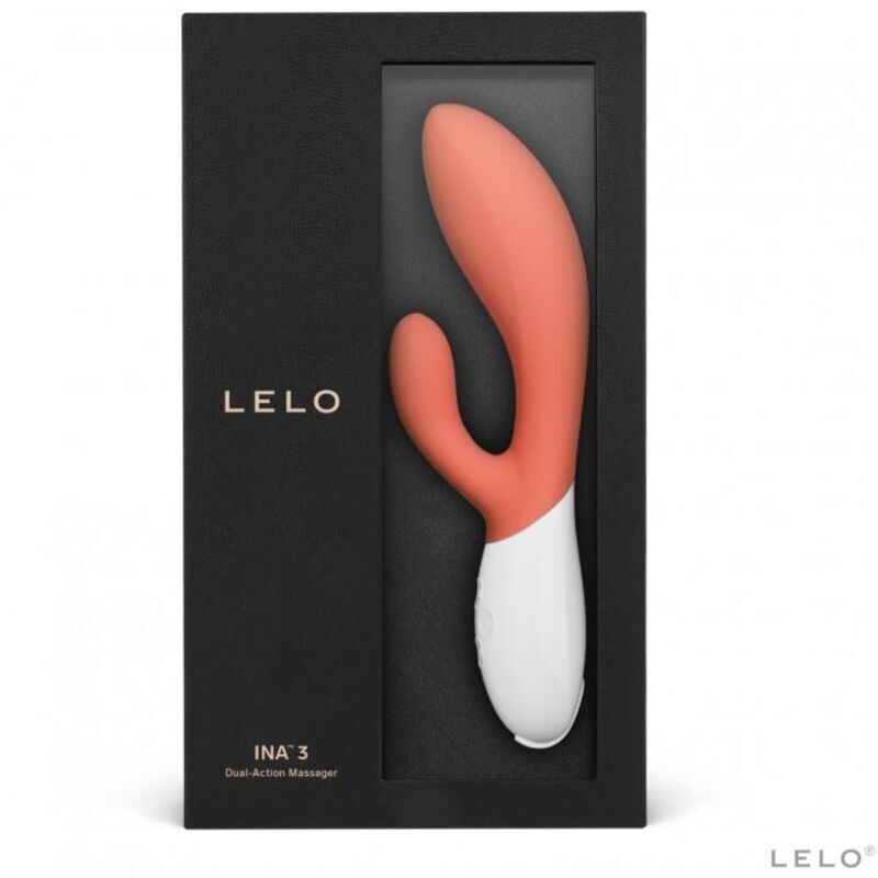 LELO - INA 3 LUXURY CORAL RABBIT VIBRATOR - Imagen 3