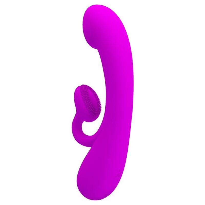 PRETTY LOVE - SINCERE SILICONE CLITORAL VIBRATOR AND SUCKER PURPLE - Imagen 3