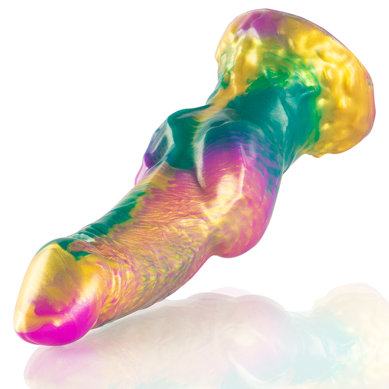 EPIC - IRIS DILDO WITH RAINBOW TESTICLES OF PLEASURE - Imagen 4