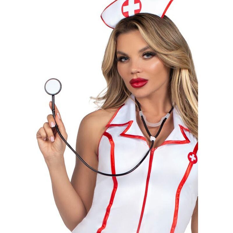 LEG AVENUE - HEAD NURSE COSTUME WHITE M/L - Imagen 5