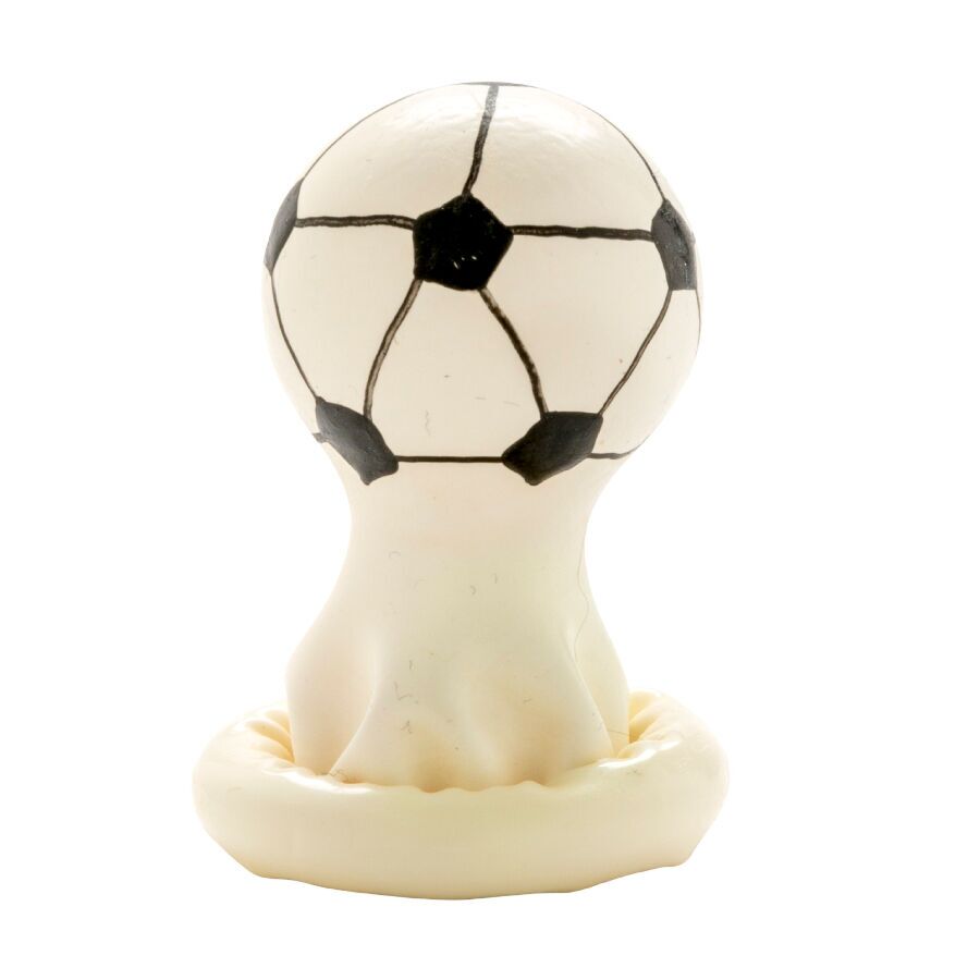 CONDOMERIE - HANDPAINTED NOVELTY CONDOMS FOOTBALL - Imagen 3