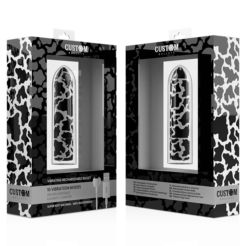 CUSTOM BULLETS - RECHARGEABLE COW MAGNETIC 10 INTENSITIES - Imagen 4