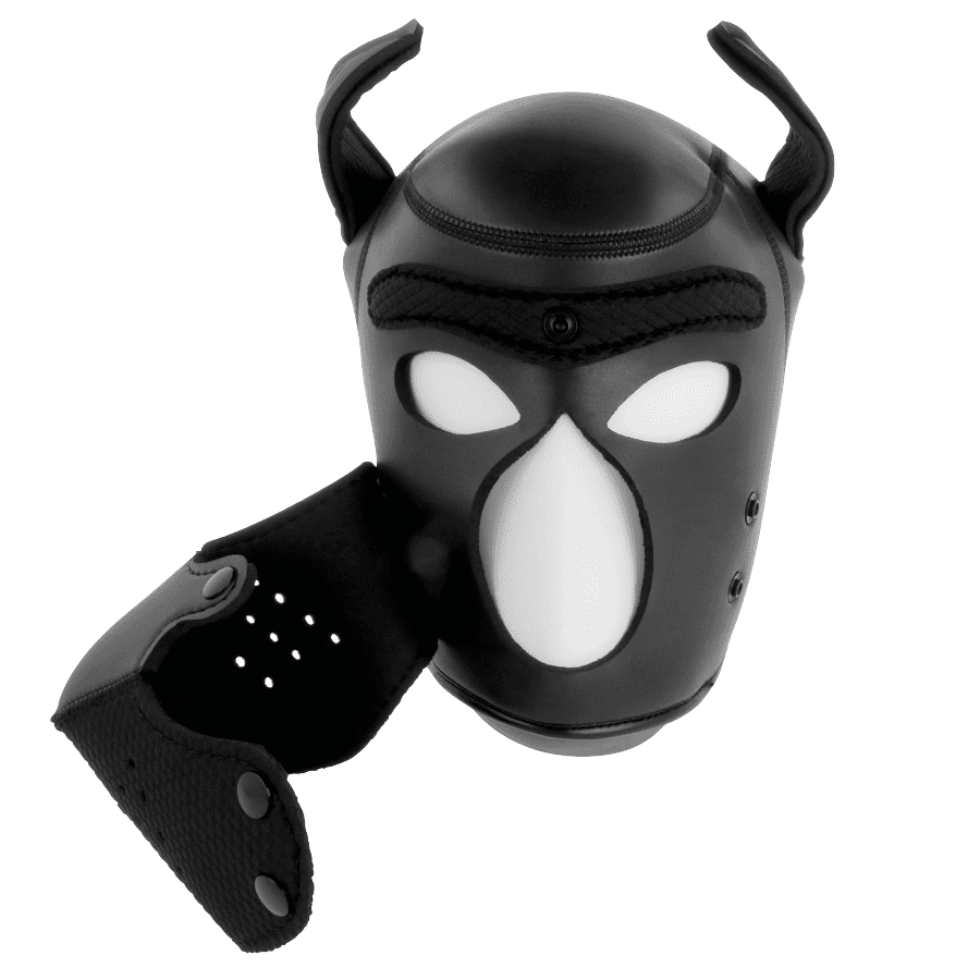 DARKNESS - NEOPRENE DOG MASK WITH REMOVABLE MUZZLE L - Imagen 4