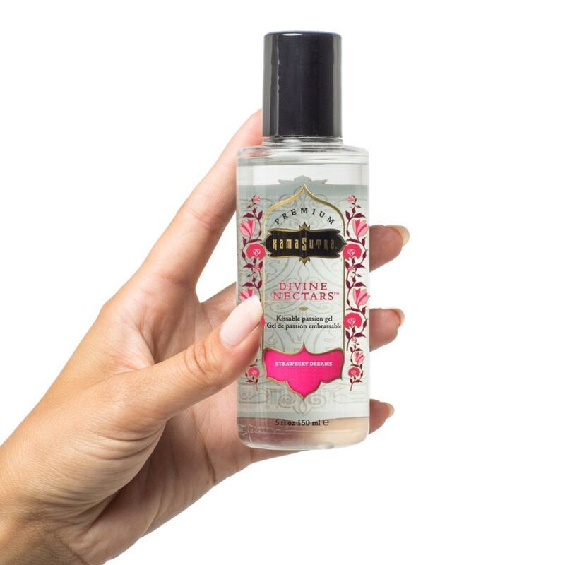 KAMASUTRA - DIVINE NECTARS STRAWBERRY DREAM LUBRICANT 150 ML - Imagen 2