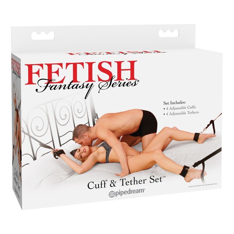 FETISH FANTASY CUFF AND TETHER SET - Imagen 2