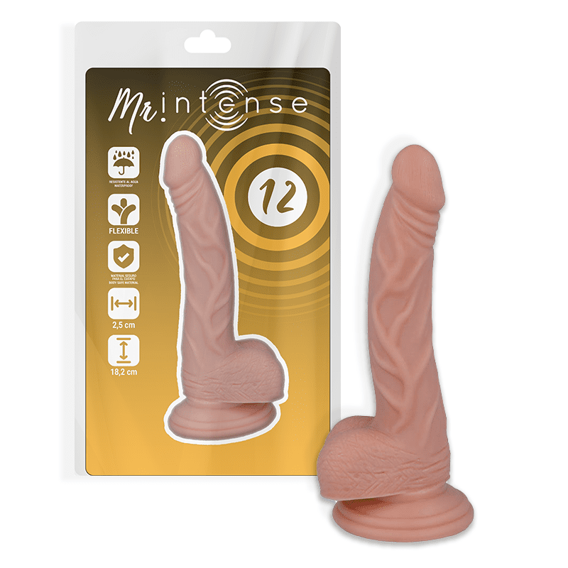 MR INTENSE 12 PENE REALISTICO 18.2 -O- 2.5CM - Imagen 2